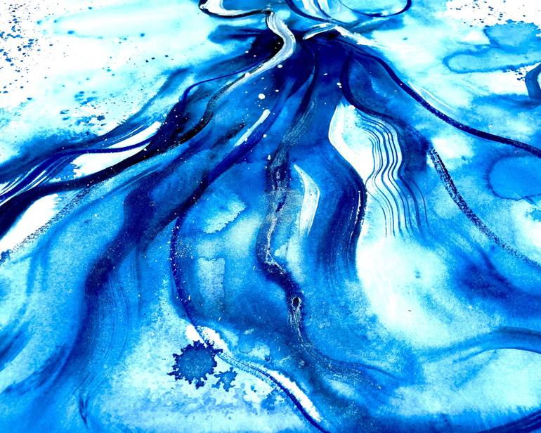 Original Abstract Women Painting by Mitra Ghosh