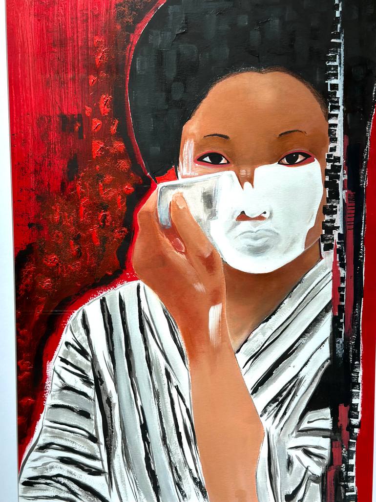 Original Abstract Expressionism Abstract Painting by Claudia Magro