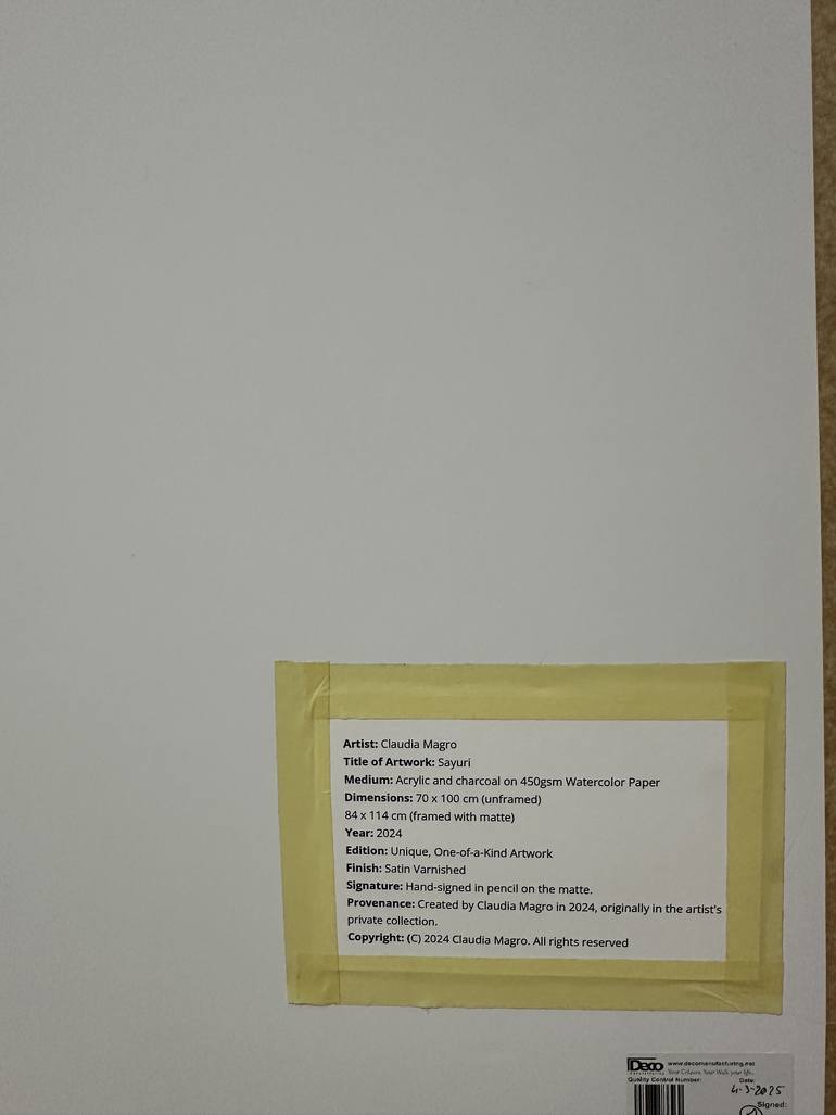 Original Abstract Expressionism Abstract Painting by Claudia Magro