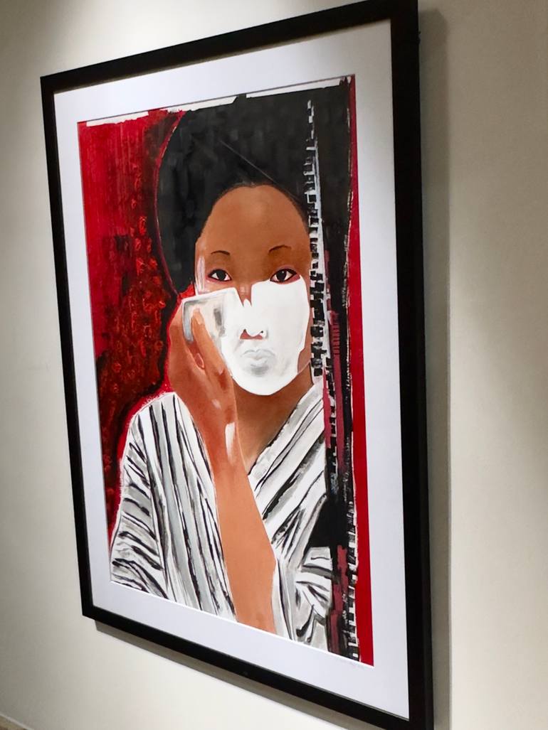 Original Abstract Expressionism Abstract Painting by Claudia Magro