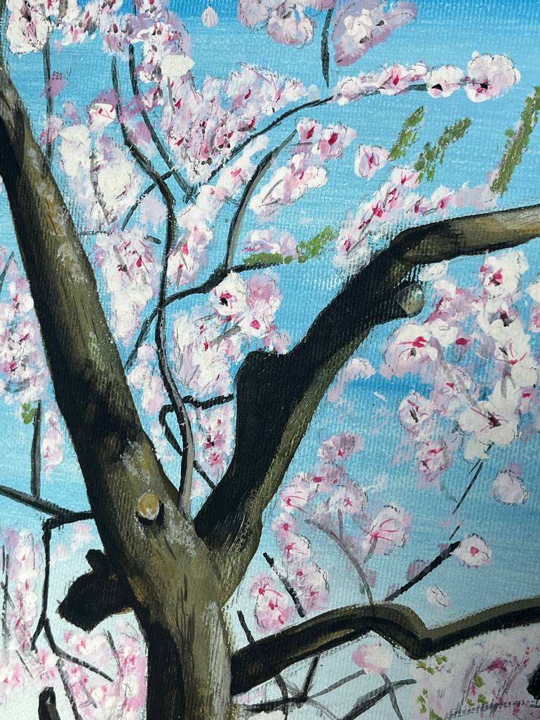 Original Impressionism Botanic Painting by Bas Van Bemmel