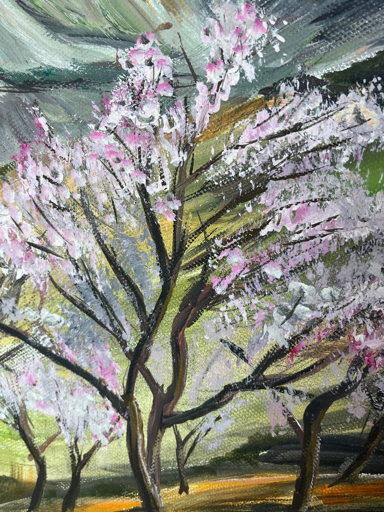 Original Impressionism Landscape Painting by Bas Van Bemmel