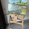 At easel