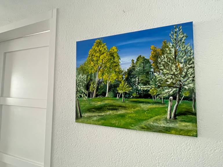 Original Impressionism Landscape Painting by Bas Van Bemmel