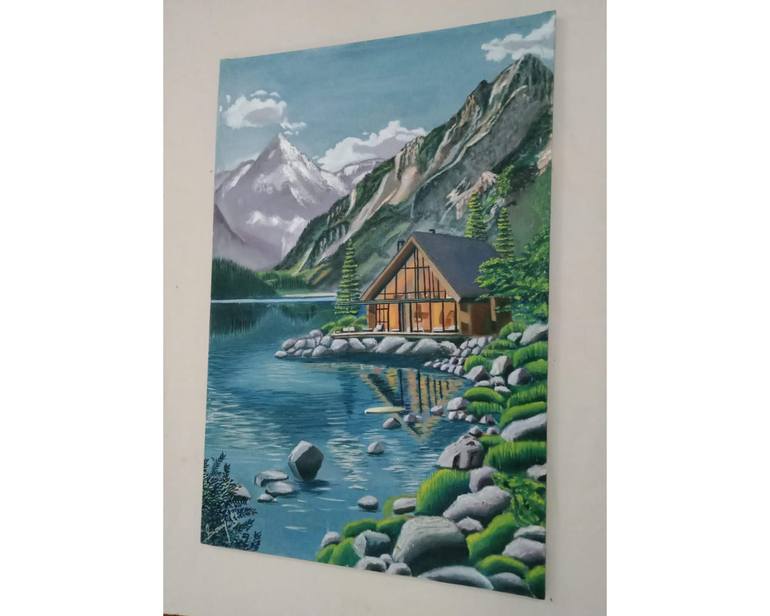 Original Realism Nature Painting by Soniya Shahzad