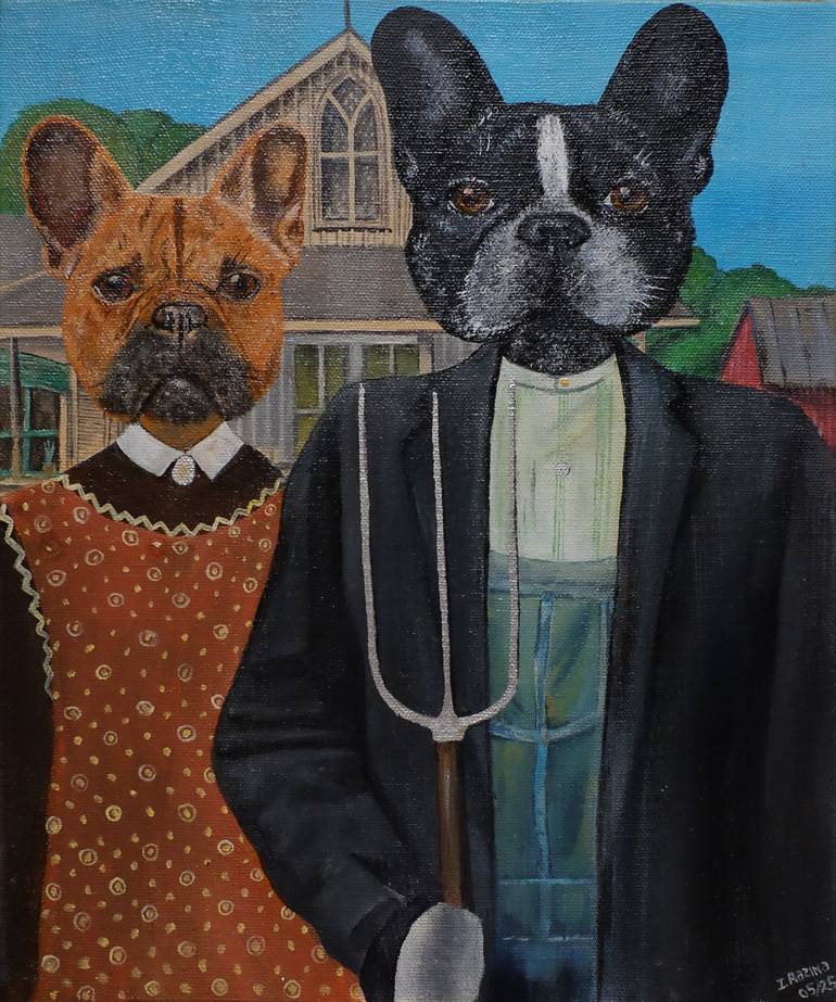 Print of Conceptual Dogs Paintings by Iuliia Razina