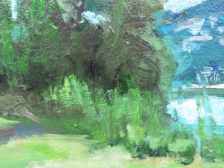 Original Impressionism Landscape Painting by Thomas Daniels