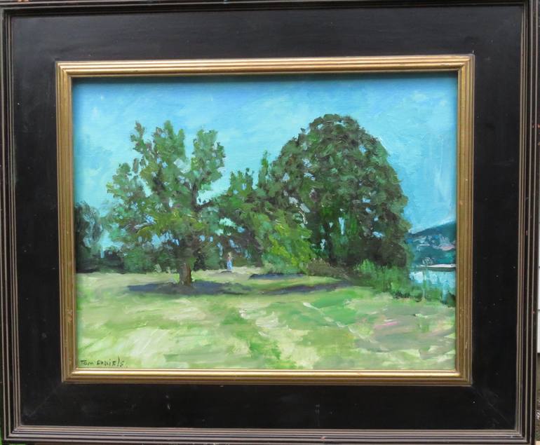 Original Impressionism Landscape Painting by Thomas Daniels