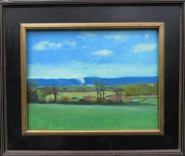 Original Impressionism Landscape Painting by Thomas Daniels