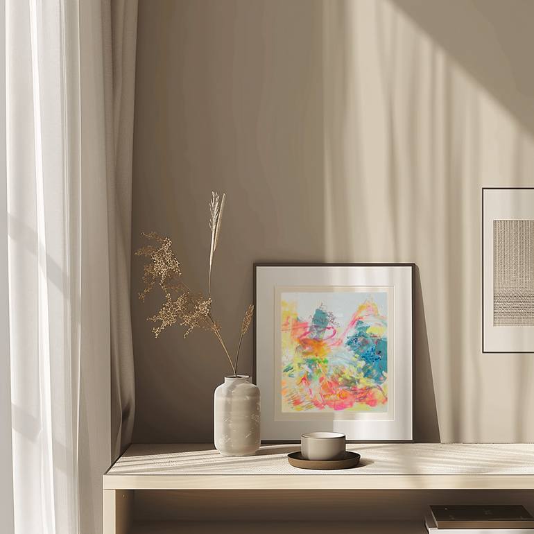 Original Abstract Expressionism Abstract Painting by Xenia Koya