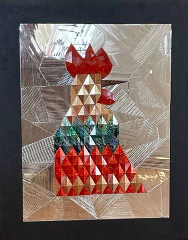 Original Abstract Collage by Bahar Jafarzadehmortazavi