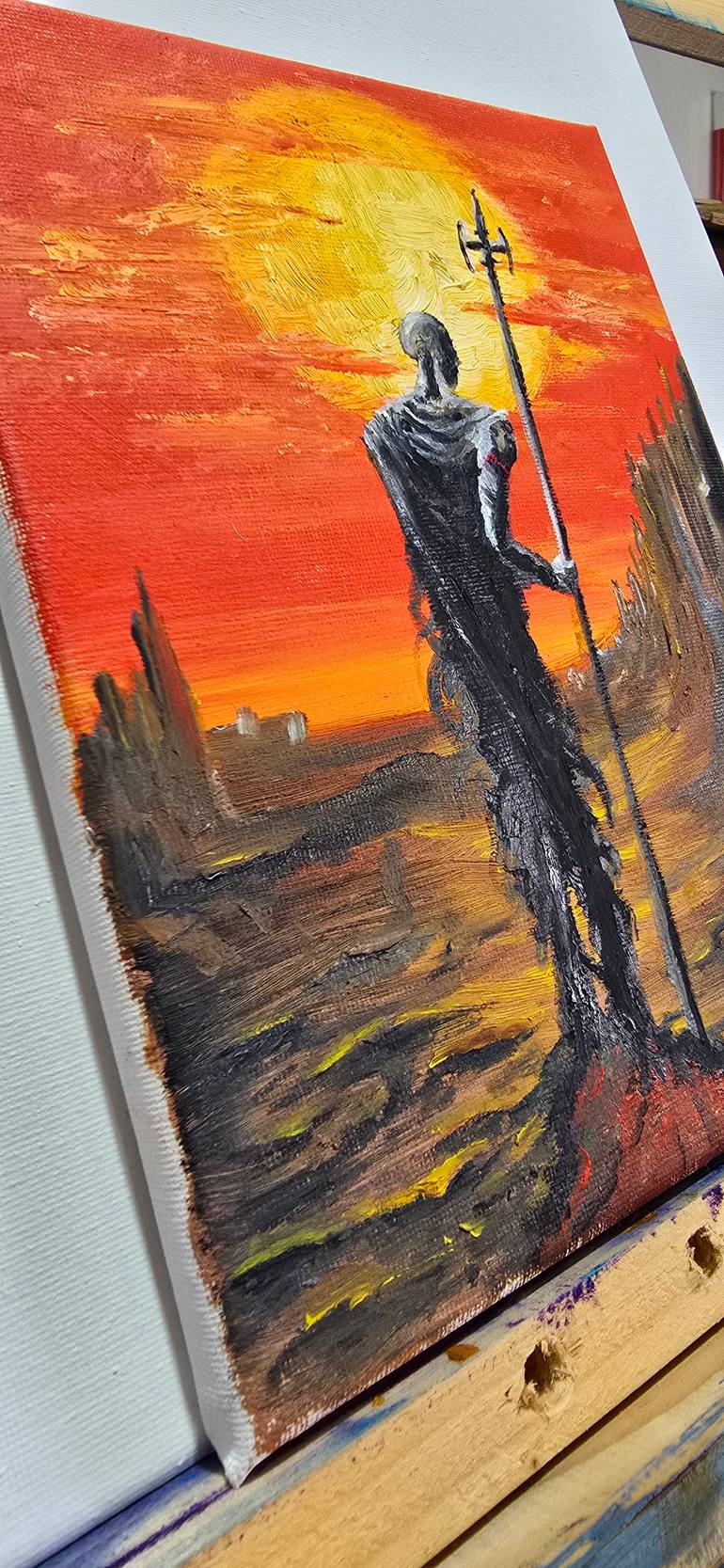 Original Realism Fantasy Painting by Salagean Sergiu