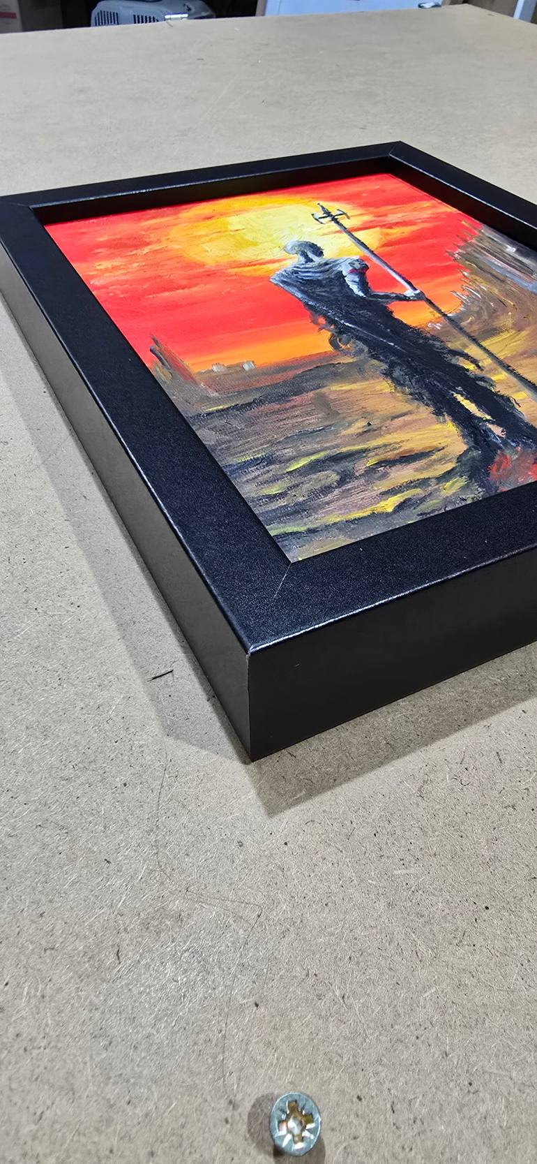 Original Realism Fantasy Painting by Salagean Sergiu