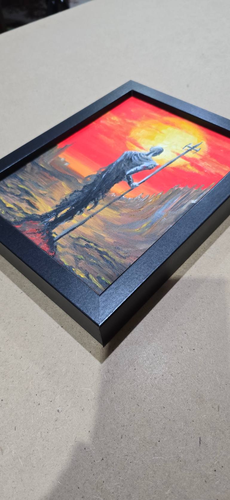 Original Realism Fantasy Painting by Salagean Sergiu