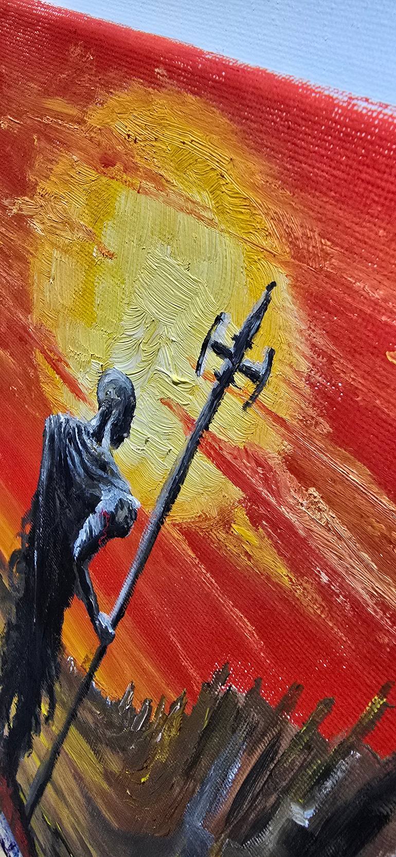 Original Realism Fantasy Painting by Salagean Sergiu