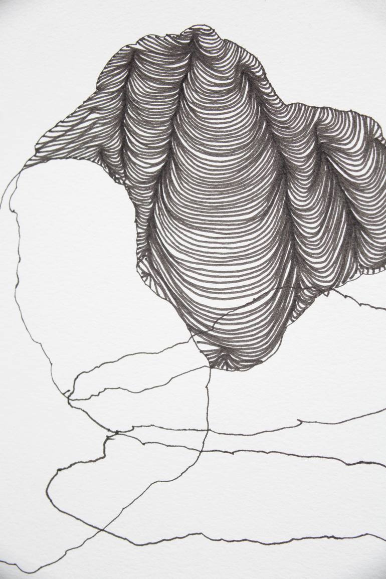 Original Abstract Nature Drawing by Kedri Studio
