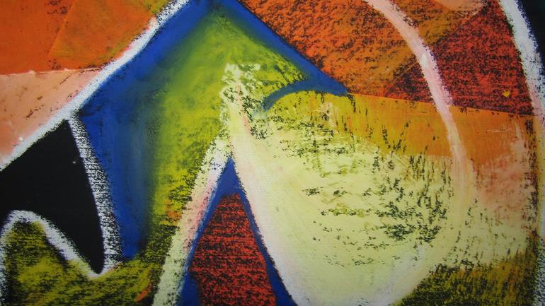 Original Abstract Expressionism Abstract Mixed Media by Angela Dyer