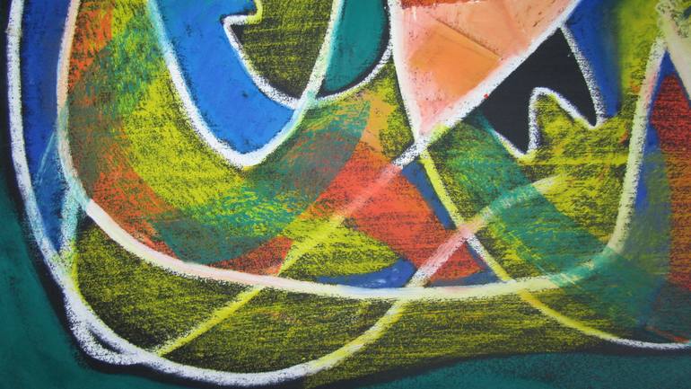 Original Abstract Expressionism Abstract Mixed Media by Angela Dyer