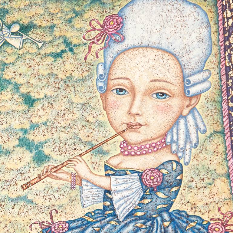 Original Figurative Music Painting by Georgi Harutunyan