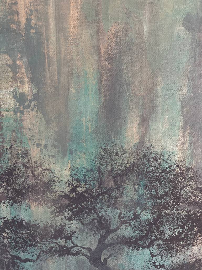 Original Symbolism Abstract Painting by Lisa Yukari