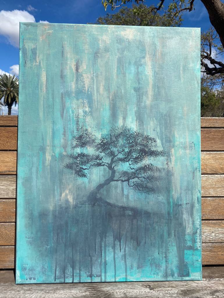 Original Symbolism Abstract Painting by Lisa Yukari