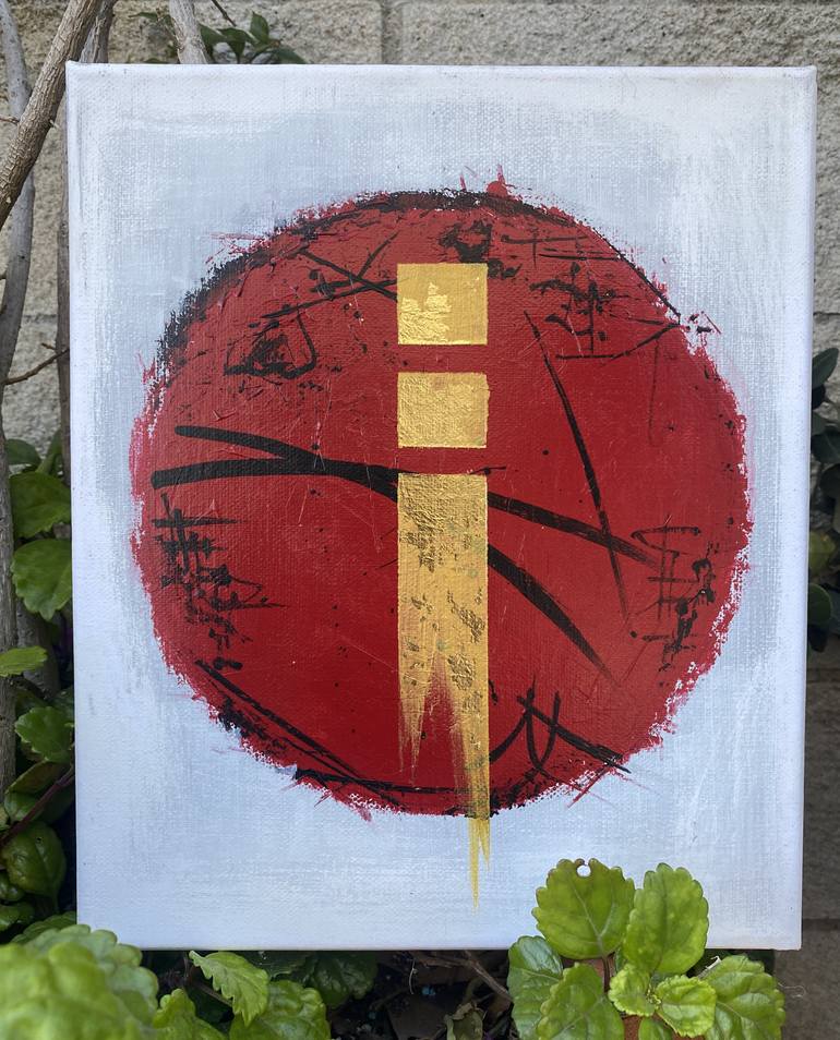Original Conceptual Abstract Painting by Lisa Yukari