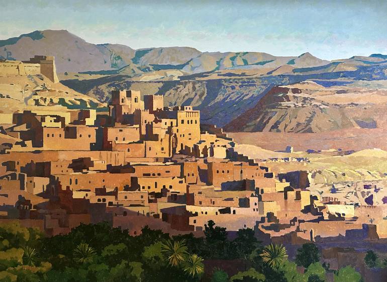 Original Classicism Landscape Paintings by Maria Aniskina