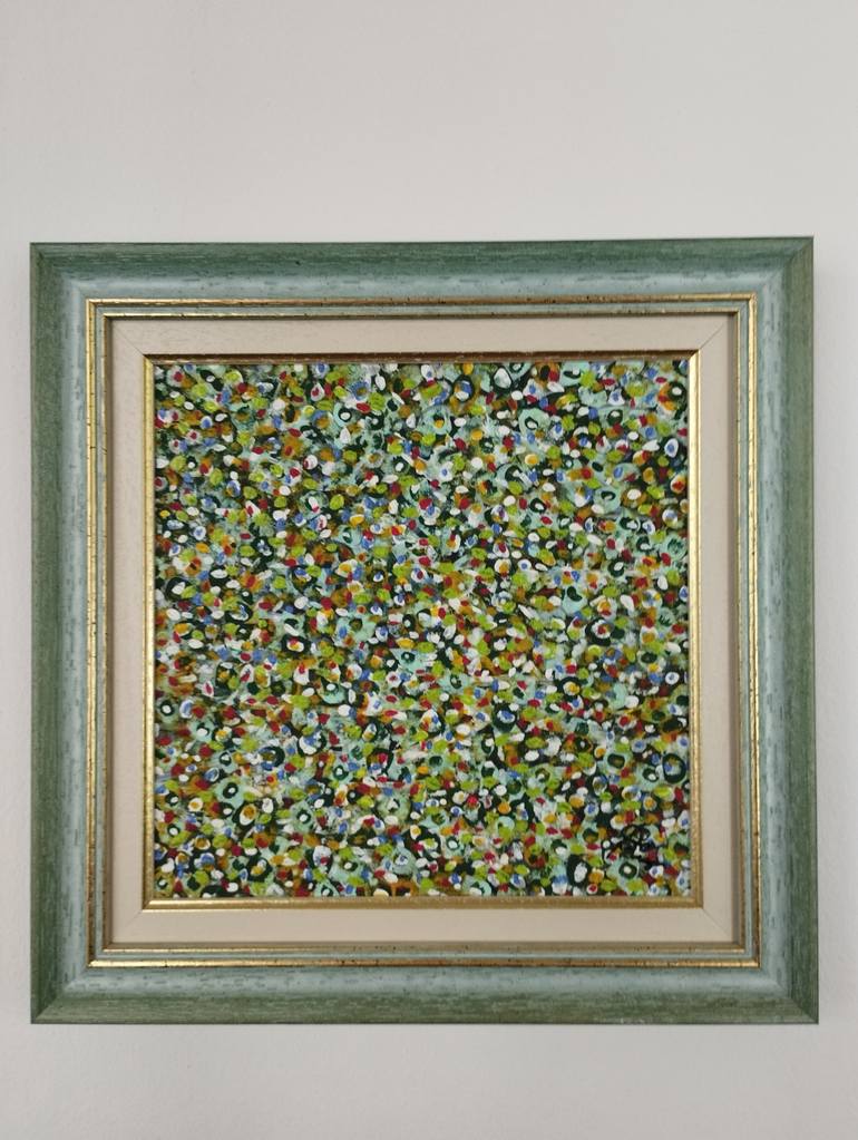 Original Abstract Expressionism Abstract Painting by Dobromira Mitseva