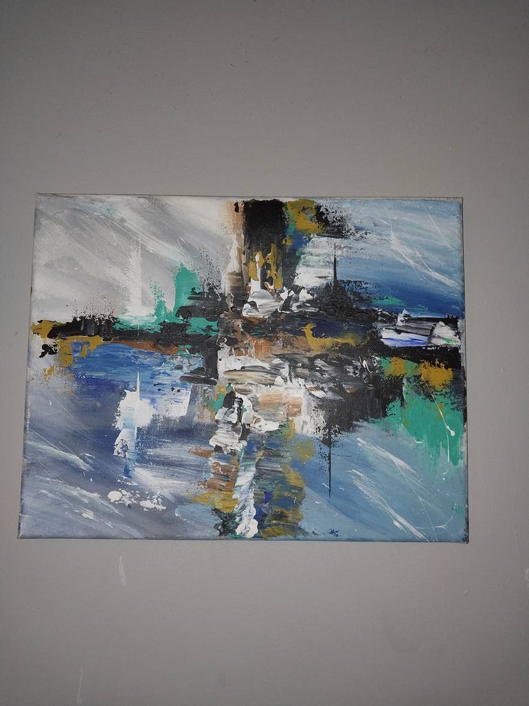 Original Abstract Expressionism Abstract Painting by Matthew Groce