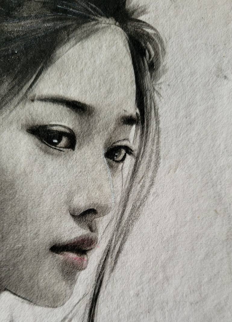 Original Contemporary Women Painting by Yesung And Benjamin Prevost-Kim