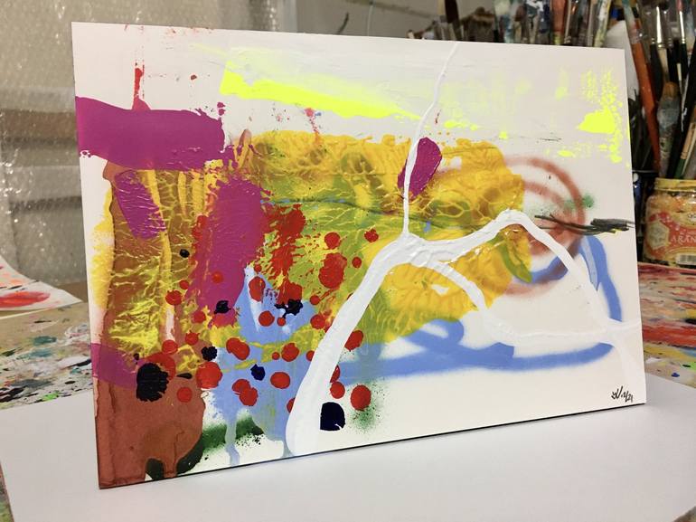 Original Abstract Painting by Wolfgang in der Wiesche