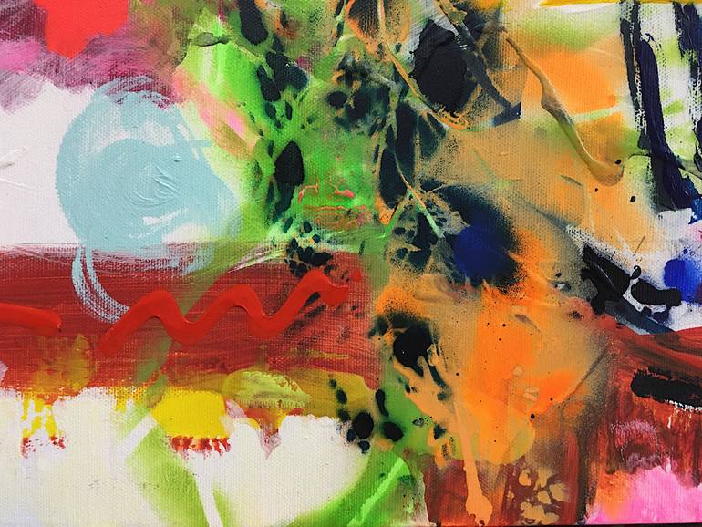 Original Abstract Expressionism Abstract Painting by Wolfgang In Der Wiesche