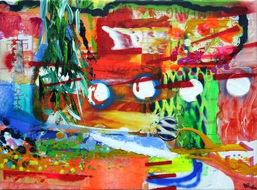 Original Abstract Expressionism Abstract Paintings by Wolfgang in der Wiesche