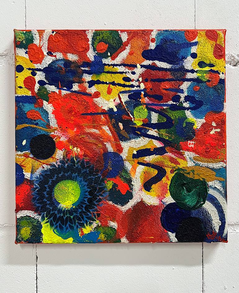Original Abstract Expressionism Abstract Painting by Wolfgang In Der Wiesche