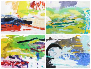 Print of Expressionism Nature Paintings by Wolfgang in der Wiesche