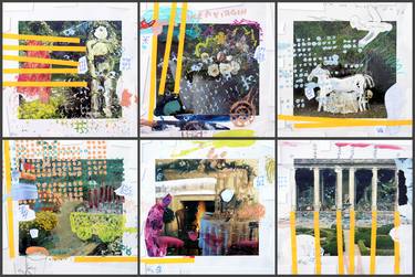 Original Dada World Culture Collage by Wolfgang in der Wiesche