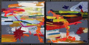 Original Abstract World Culture Paintings by Wolfgang in der Wiesche