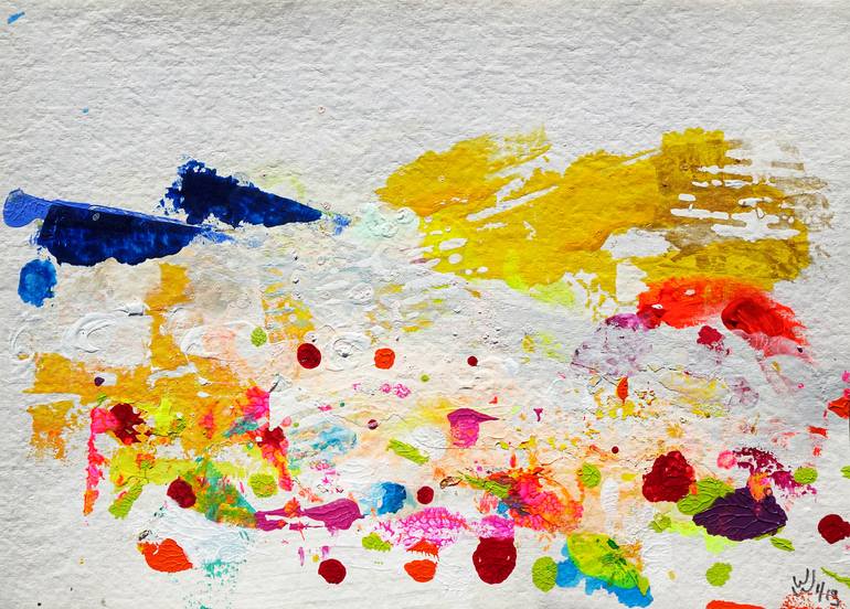 Print of Abstract Expressionism Abstract Paintings by Wolfgang In Der Wiesche