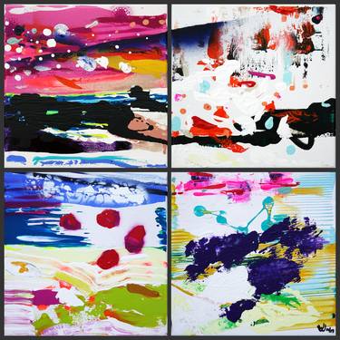 Original Abstract Paintings by Wolfgang in der Wiesche