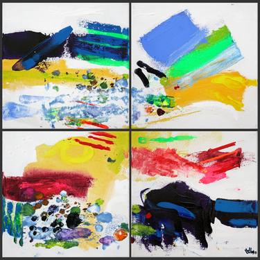 Print of Abstract Expressionism Abstract Paintings by Wolfgang in der Wiesche