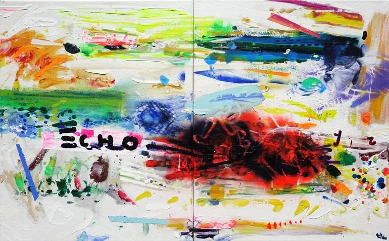 Original Abstract Expressionism Abstract Paintings by Wolfgang In Der Wiesche
