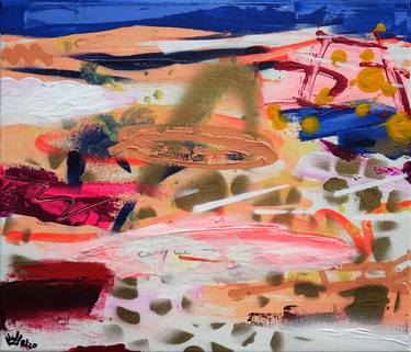 Original Abstract Expressionism Abstract Paintings by Wolfgang in der Wiesche