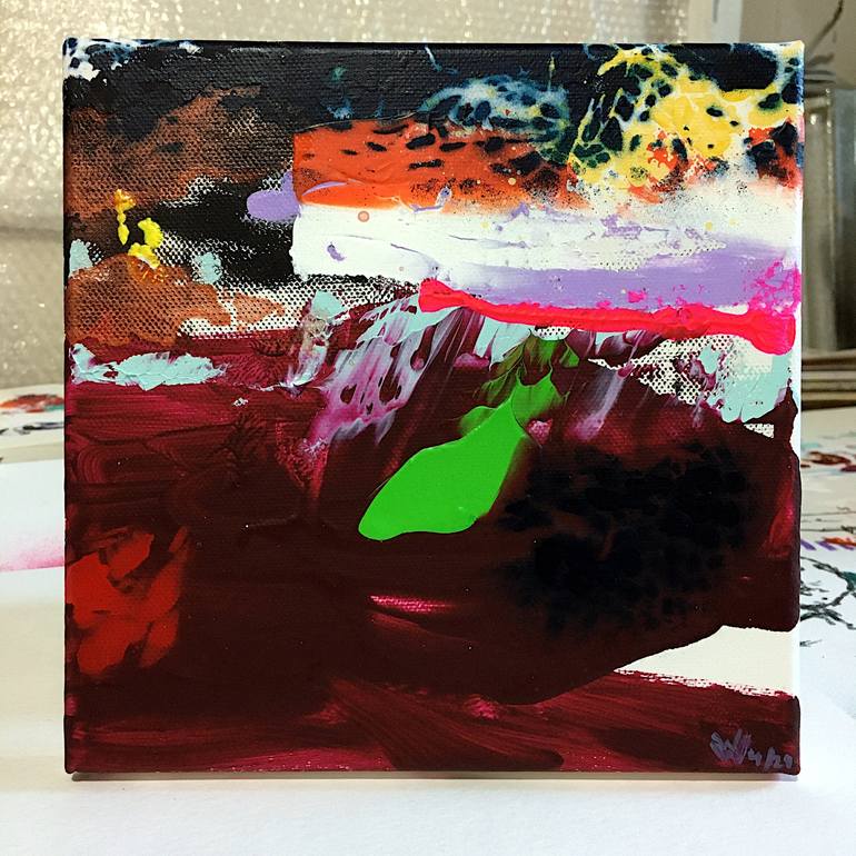 Original Abstract Painting by Wolfgang in der Wiesche