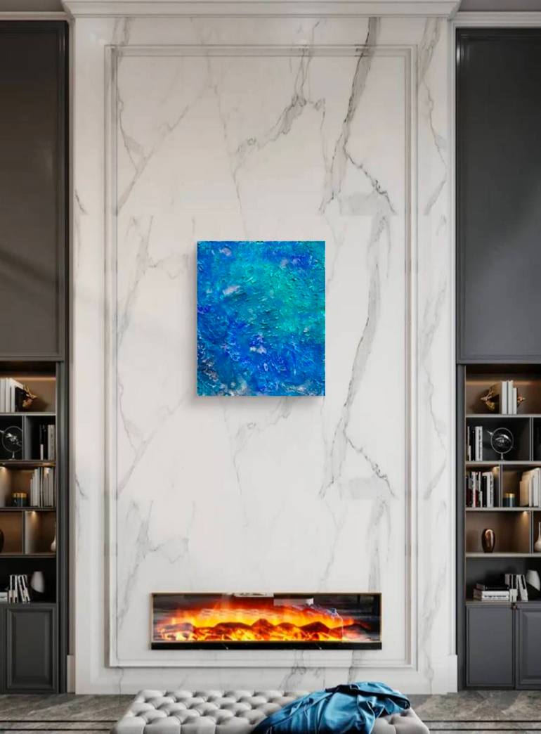 Original Abstract Expressionism Abstract Painting by Ruchika Hemmi