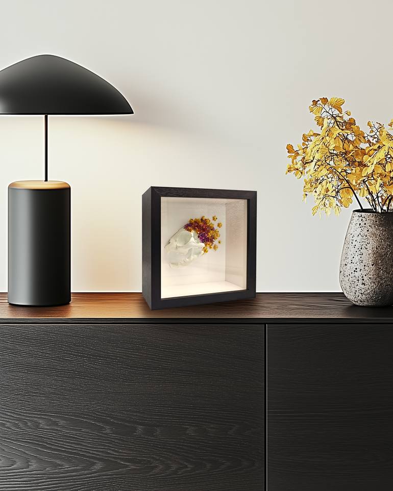 Original Contemporary Floral Sculpture by Mina Yoya