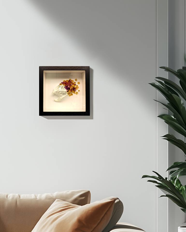 Original Contemporary Floral Sculpture by Mina Yoya