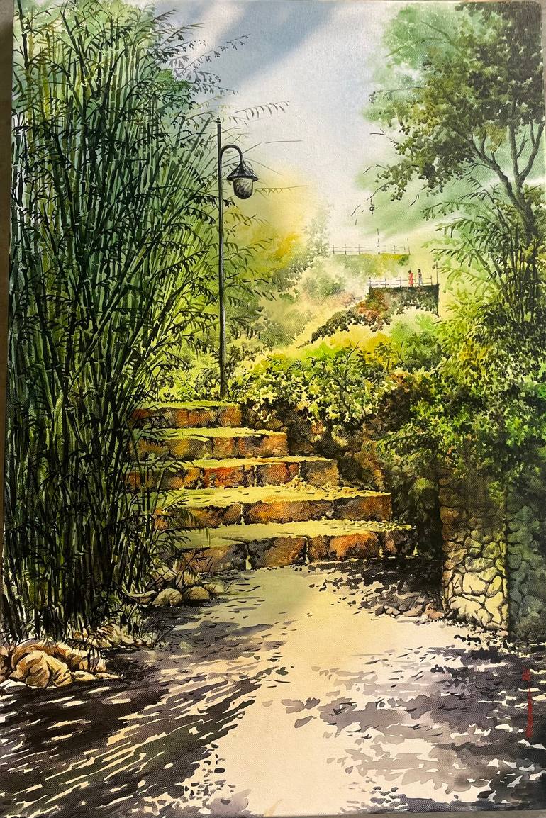 LIGHT AND SHADOW Painting by Meenu Goyal | Saatchi Art