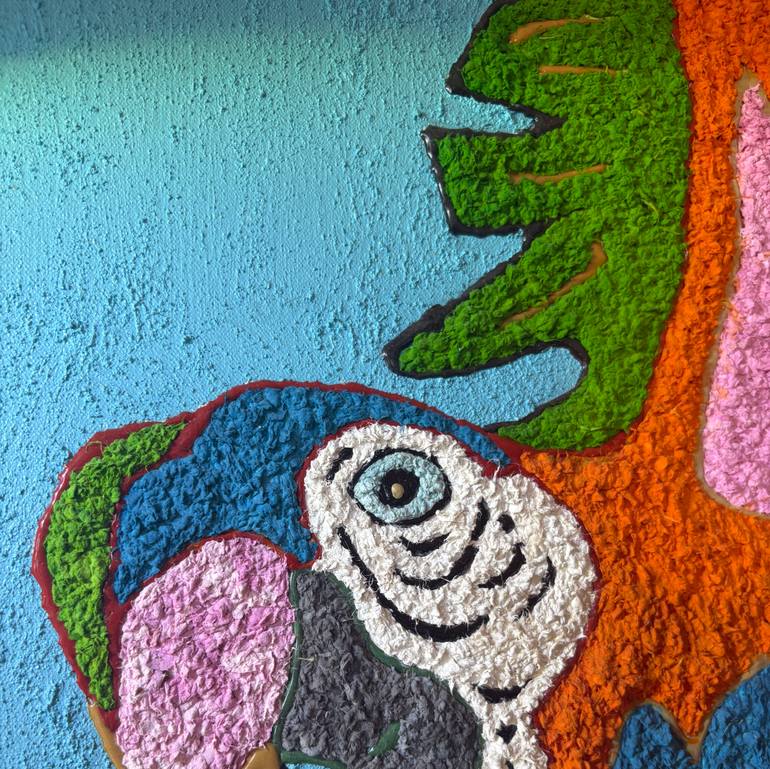 Original Abstract Animal Painting by Fernando Coma