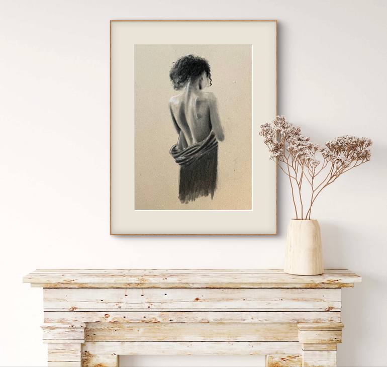 Original Contemporary Women Drawing by Vojislav Anicic