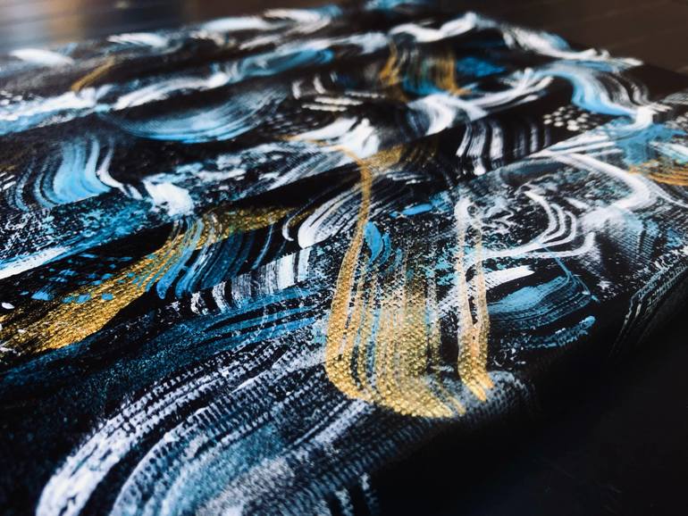 Original Abstract Expressionism Abstract Painting by Artem Aitov